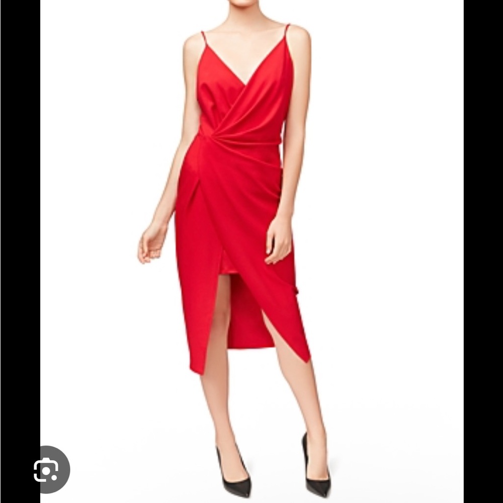 Betsey Johnson Red Wrap Dress | Size 10 | NWT